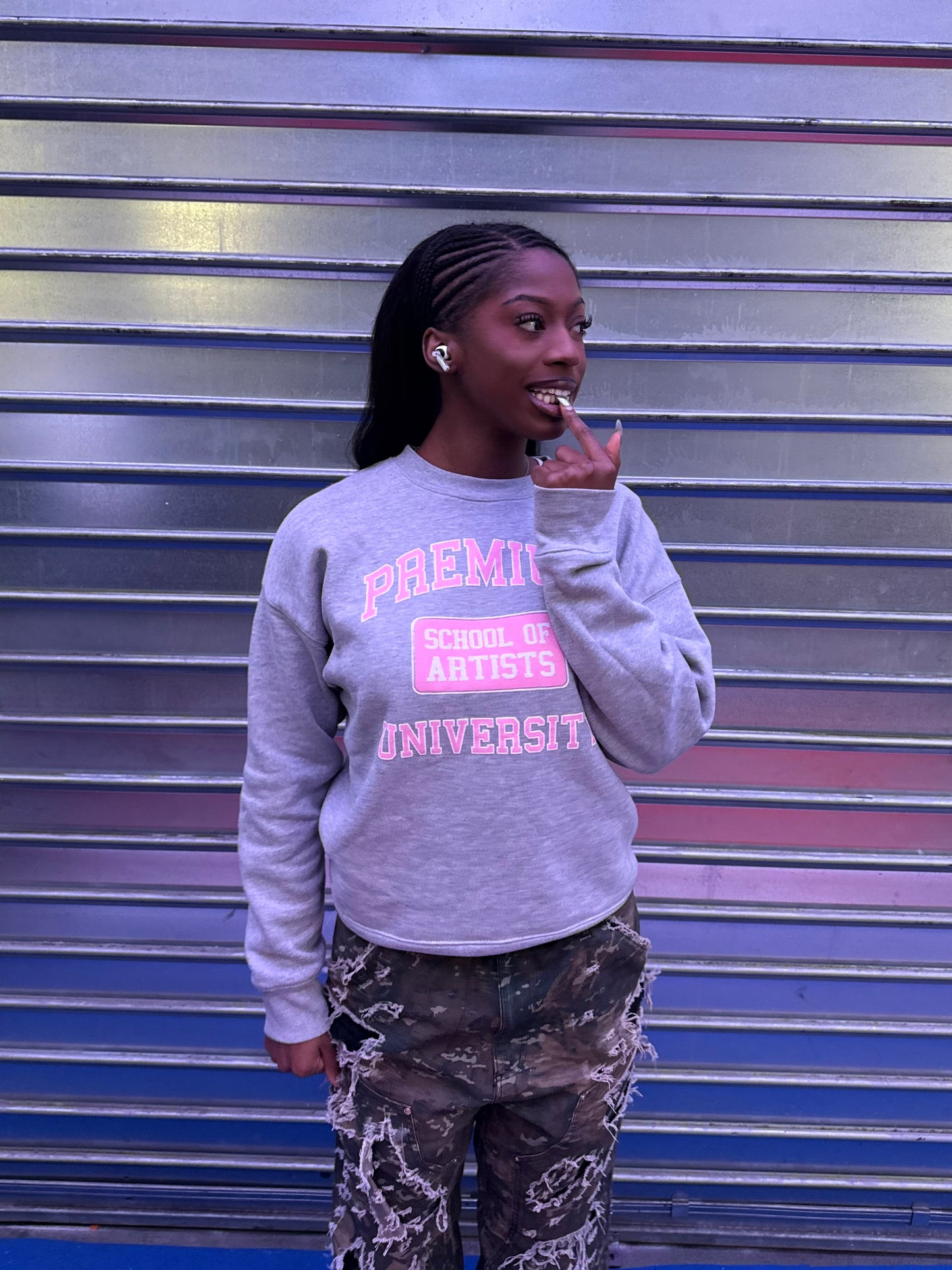university premium crewneck
